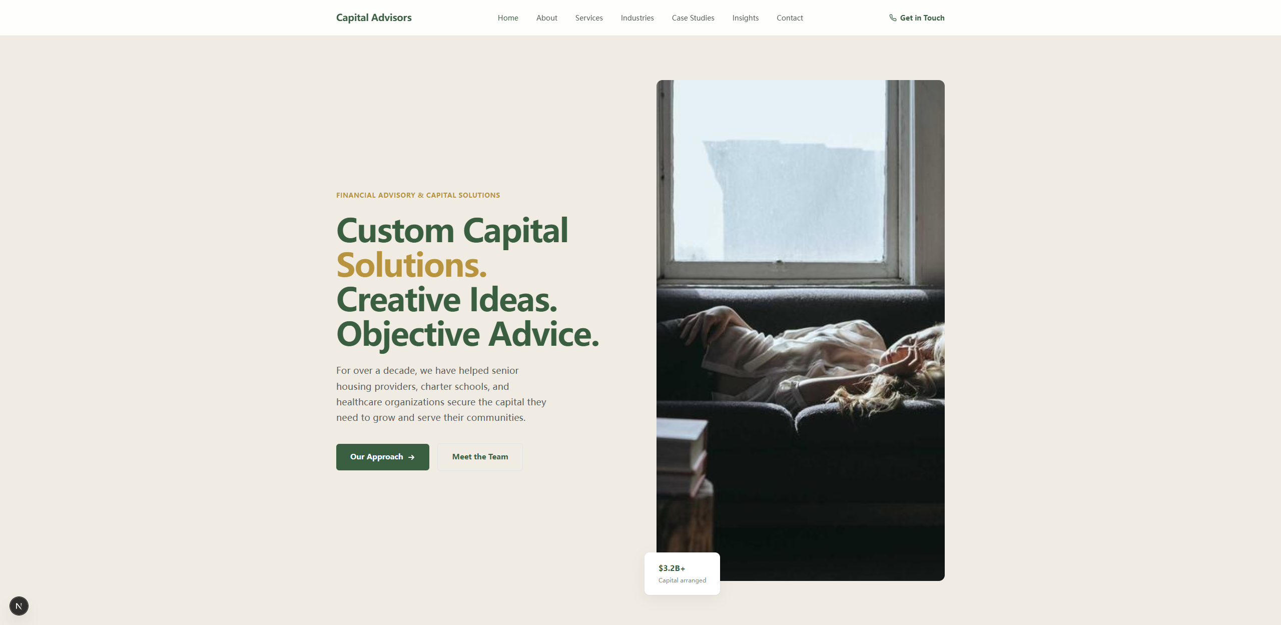 Capital Advisors โ Investment Advisory Next.js Template
